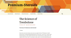 Desktop Screenshot of premium-steroids.com